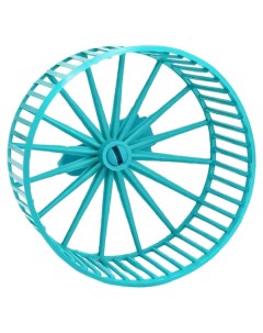 Беговое колесо для грызунов с подставкой 90 мм бирюзовое Дарэлл