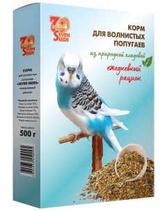 Сухой корм для волнистых попугаев Стандарт 500 г Seven seeds