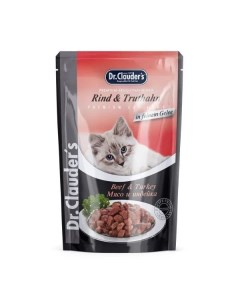 Влажный корм для кошек Dr Clauder s с мясом и индейкой 85 г Dr.clauder’s