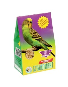 Сухой корм для попугаев с растительно минеральными добавками 400 г Brilliant
