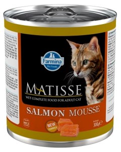 Консервы для кошек Matiss с лососем мусс 300г Farmina