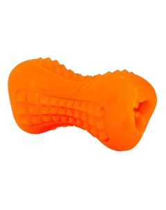 Жевательная игрушка для собак Yumz S косточка массажная для десен оранжевая 8 8 см Rogz