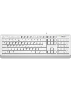 Клавиатура Fstyler FKS10 белый серый USB FKS10 WHITE A4tech