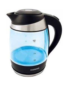 Чайник электрический SKG2218 голубой черный Starwind