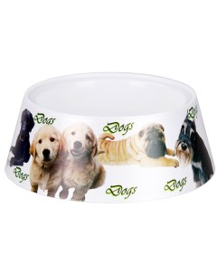 Миска для собак Dogs пластик 1 2 л Zoo plast