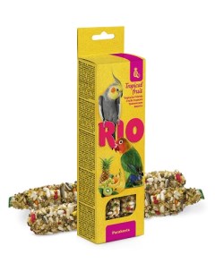 Лакомство для попугаев палочки Тропические фрукты 0 18 кг Rio