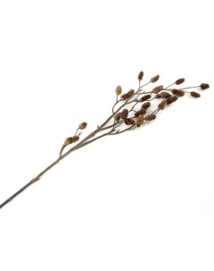 Декоративная ветка с шишками 110 см коричневый Азалия