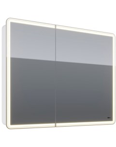 Зеркальный шкаф Element 100 LM100ZS E с подсветкой Белый Lemark