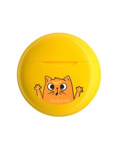 Наушники Vibe Cat ВТ 0100 Yellow 42363 Qumo