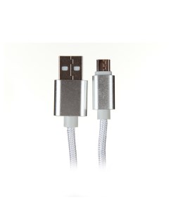 Аксессуар USB MicroUSB 2А Silver УТ000035968 Red line