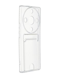 Чехол для Honor X9a Pocket Silicone с карманом Transparent ACS59688 Neypo
