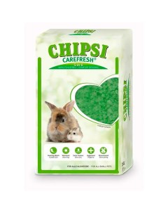 Chipsi Forest Green Наполнитель зеленый для птиц и мелких домашних животных 14 л Carefresh