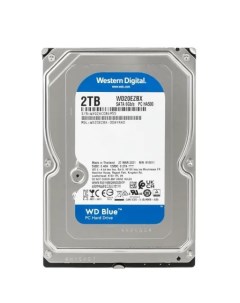 Внутренний жесткий диск 3 5 2Tb WD20EZBX 256Mb 7200rpm SATA3 Blue Desktop Western digital