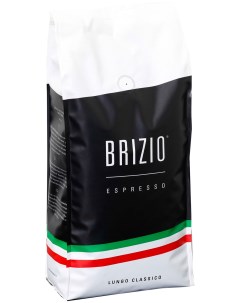 Кофе зерновой Lungo Classico 1 кг Brizio