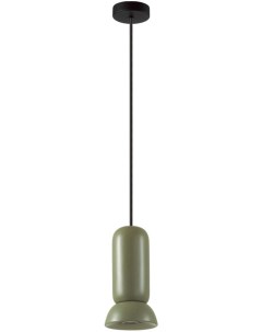 Подвесной светильник PENDANT черный зеленый металл керамика GU10 LED 4W Odeon light