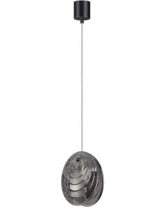 Подвесной светильник Mussels 5038 1 черный дымчатый металл стекло G9 1 40W Odeon light