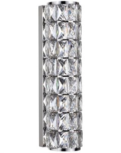 Настенный светильник хром металл хрусталь LED 8W 4000K 463Лм Odeon light