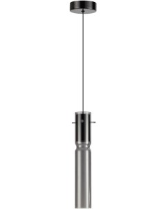 Подвесной светильник PENDANT черный дымчатый металл стекло LED 5W 3000K Odeon light