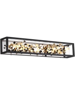 Настенный светильник черный золото металл металл LED 1 23W 4000K Odeon light