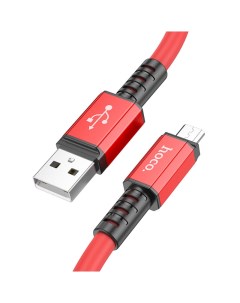 Кабель USB Micro USB 2 4A 1 м красный X85 Strength 6931474777485 Hoco