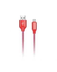 Кабель USB USB Type C 2A 1м красный Socks iK 3112NS red Smartbuy