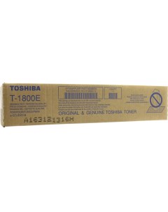 Картридж лазерный T 1800E 6AJ00000091 6AJ00000204 черный 22700 страниц оригинальный для E studio 18 Toshiba