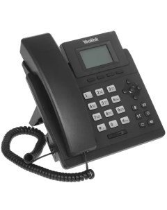 VoIP телефон SIP T30 1 SIP аккаунт монохромный дисплей черный Yealink