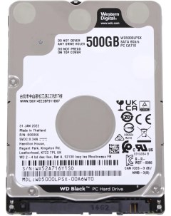 Жесткий диск Black 5000LPSX 500ГБ HDD SATA III 2 5 Wd