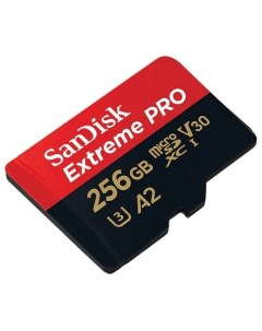 Карта памяти microSDXC 256GB Extreme Pro Class 10 SDSQXCD 256G GN6MA Sandisk