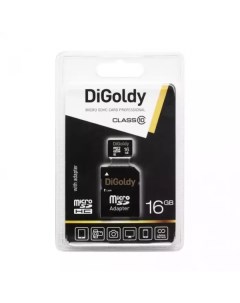 Карта памяти DiGoldy Micro SDHC Card Professional 32GB Class 10 с адаптером SD Gsmin
