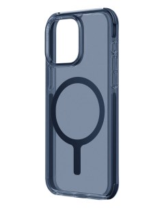 Чехол для iPhone 15 Pro Max с MagSafe Combat AF Smoke Blue Uniq