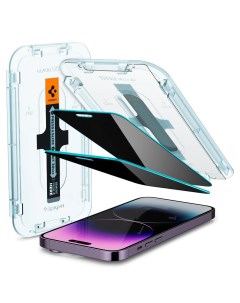 Защитное стекло для iPhone 14 Pro Max EZ FIT GLAS tR Privacy Затемненный 2 шт Spigen