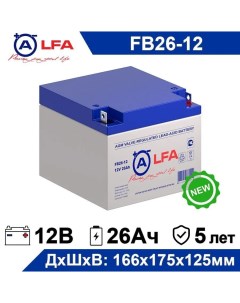 Аккумулятор для ИБП FB 26 12 26 А ч 12 В FB 26 12 Alfa battery