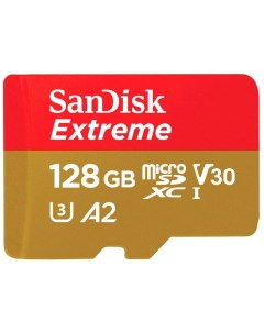 Карта памяти SDSQXAA 128G microSDXC extreme 128Gb Sandisk