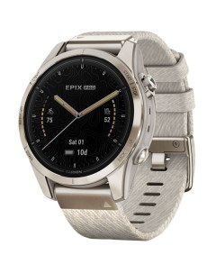 Смарт часы Epix Pro Gen 2 42mm бежевый золотистый 010 02802 20 Garmin