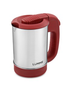Чайник электрический LU 155 0 5 л красный серебристый Lumme