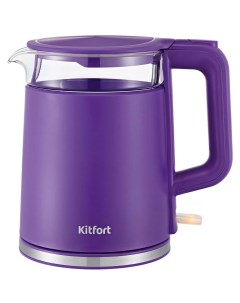Чайник электрический КТ 6124 1 1 2 л фиолетовый Kitfort