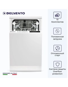 Встраиваемая посудомоечная машина VWB4700 Delvento
