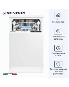 Встраиваемая посудомоечная машина VWB4701 Delvento