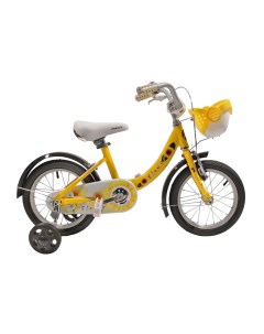 Детский велосипед Flower 14 желтый Gravity