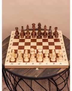 Шахматы классические деревянные Стаунтон светлые 41 5 см Lavochkashop