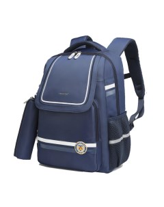 Школьный рюкзак с пеналом T B9037 синий 41x29x15 Tigernu