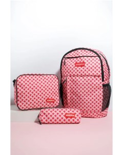 Рюкзак детский школьный RYK 10 розовый 3в1 Minipicco