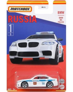 Машинка Matchbox Russia BMW M5 Police HBL16 HBL15 1 из 6 Mattel