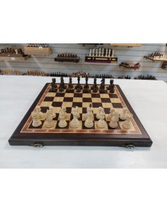 Шахматы деревянные Рыцарские венге большие Lavochkashop