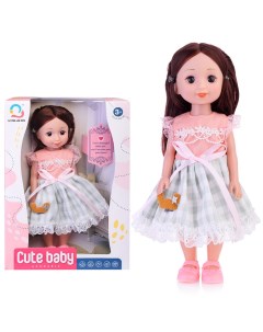 Кукла 500 6 Мила в клетчатом платье Oubaoloon