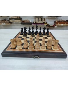 Шахматы Индийский Стаунтон деревянные венге 40 см Lavochkashop