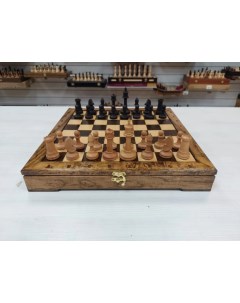 Шахматы в ларце деревянные Авангард утяжеленные Lavochkashop