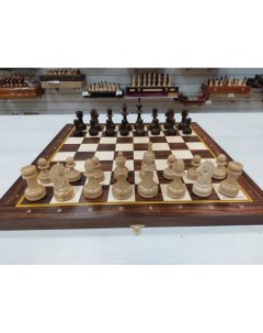 Шахматы авангард деревянные с резным конем Lavochkashop