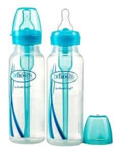 Детская бутылочка Options стандартная синяя 250 мл 2 шт Dr. brown’s